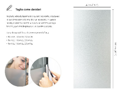 Translucent privacy window film