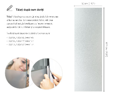 Privacy glass film translucent