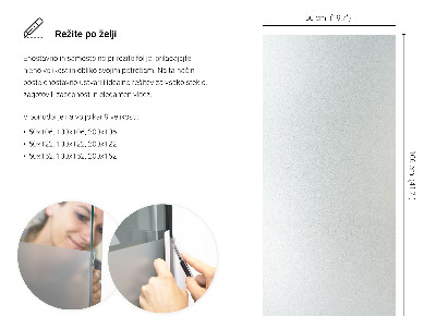 Translucent privacy window film