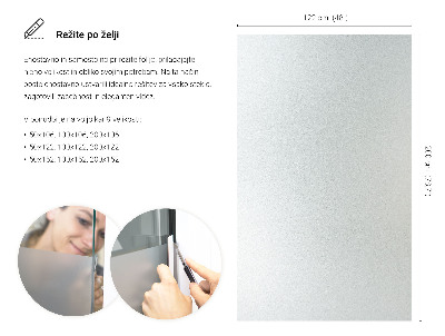 Translucent privacy window film