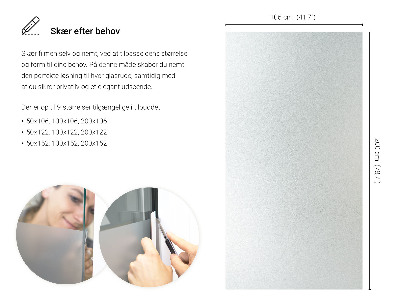 Privacy glass film translucent