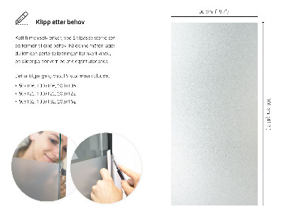 Translucent privacy window film