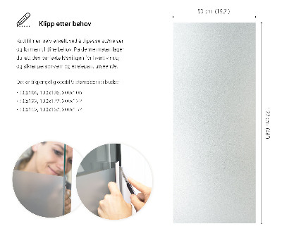 Privacy glass film translucent