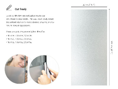 Translucent privacy window film