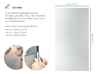 Translucent privacy window film