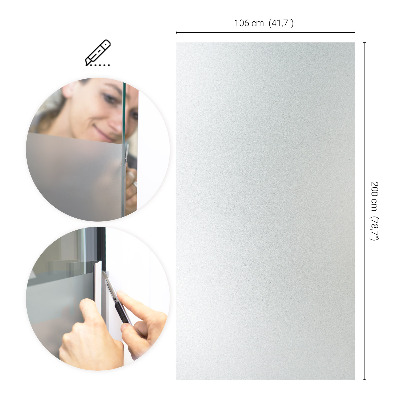 Privacy glass film translucent