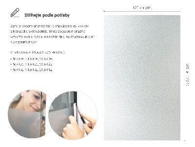 Privacy glass film translucent