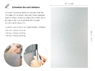 Privacy glass film translucent