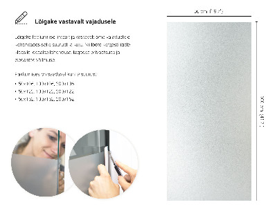 Translucent privacy window film