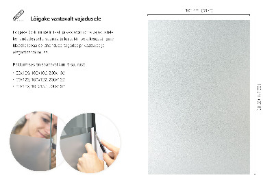 Privacy glass film translucent