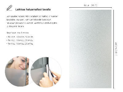 Translucent privacy window film