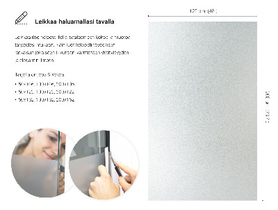 Privacy glass film translucent