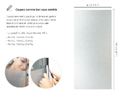 Translucent privacy window film