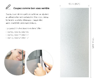 Translucent privacy window film
