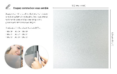 Translucent privacy window film
