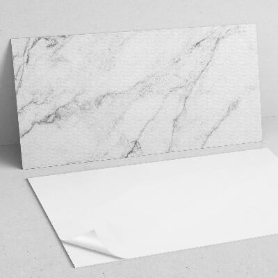 Square tv wall panel Elegant white marble