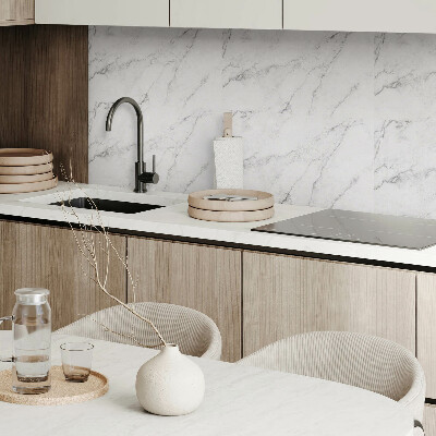 Square tv wall panel Elegant white marble