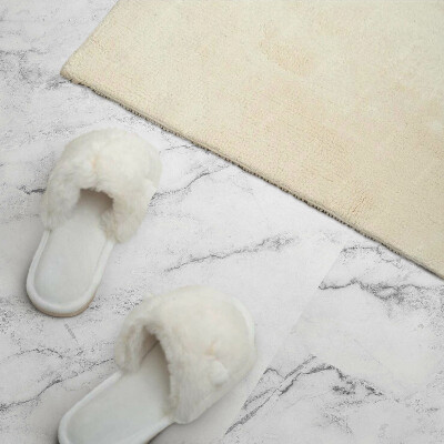 Square tv wall panel Elegant white marble