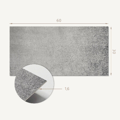 Square tv wall panel Raw concrete texture