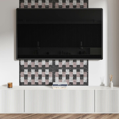Pvc wall panel Marble tile pattern