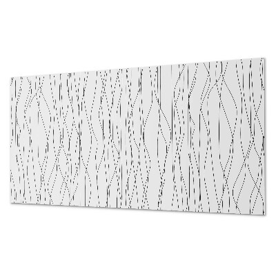 Pvc wall panel Wavy lines on the background