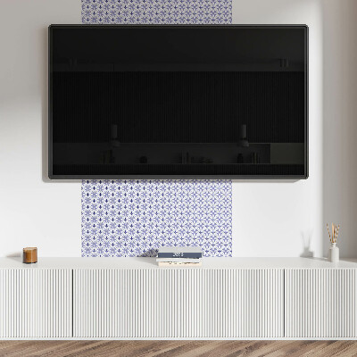Pvc wall panel Geometric pattern with flowers