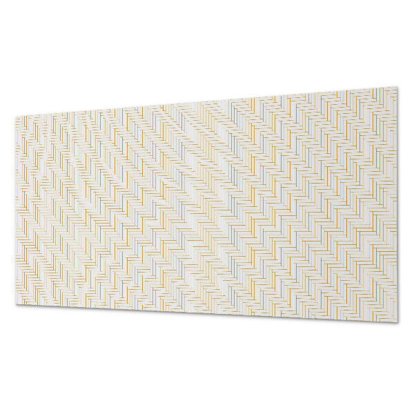 Square tv wall panel Herringbone pattern