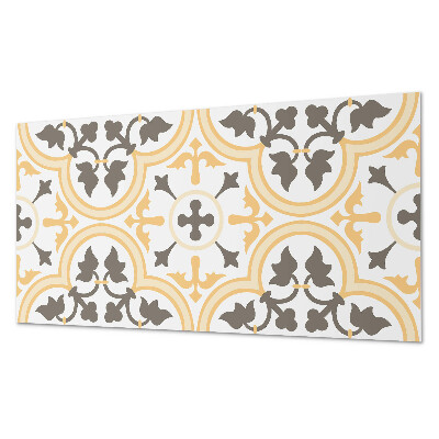 Square wall panel Plant pattern on the background