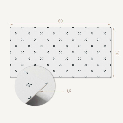 Pvc wall panel Simple cross pattern