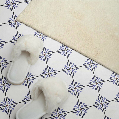 Square tv wall panel Pattern with a floral motif