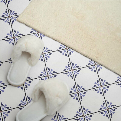 Square tv wall panel Pattern with a floral motif