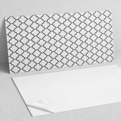 Square wall panel Pattern with symmetrical shapes