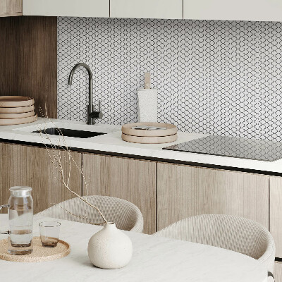 Square wall panel Pattern with symmetrical shapes