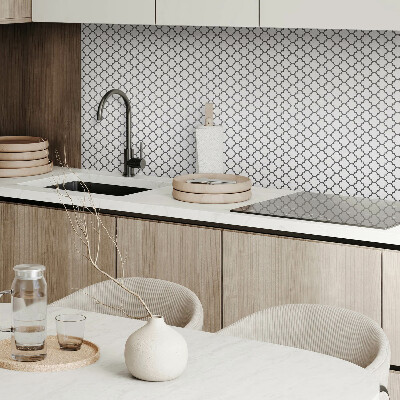 Square wall panel Pattern with symmetrical shapes