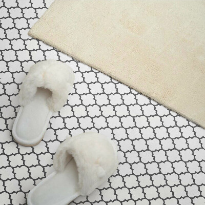 Square wall panel Pattern with symmetrical shapes