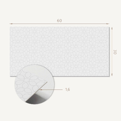 Pvc wall panel Delicate pattern with circles
