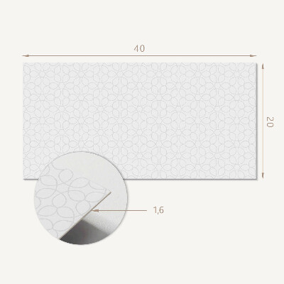 Pvc wall panel Delicate pattern with circles