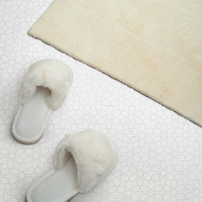 Pvc wall panel Delicate pattern with circles