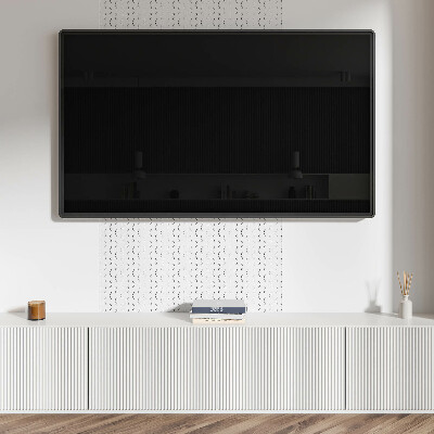 Square tv wall panel Regular dot pattern