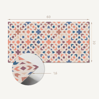 Square wall panel Geometric patterns in harmony