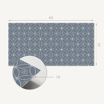 Pvc wall panel Floral ornament pattern