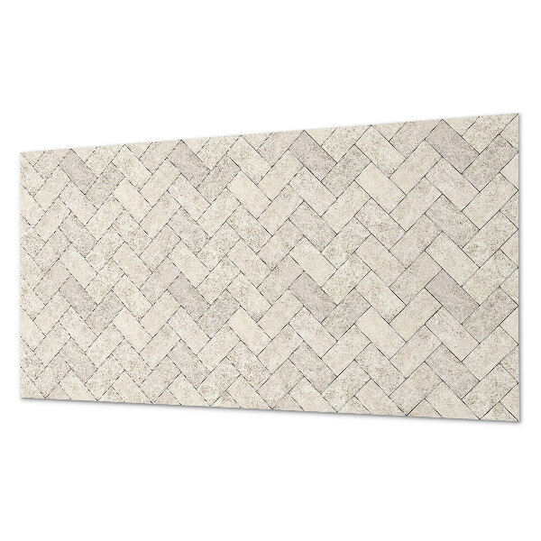 Square wall panel Herringbone pattern