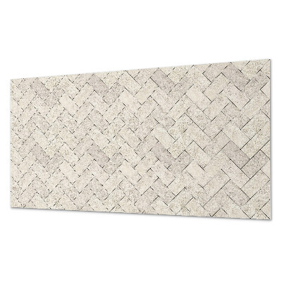 Square wall panel Herringbone pattern