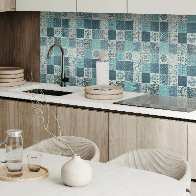 Pvc wall panel Patterns in geometric mosaic