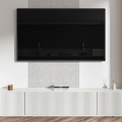 Square tv wall panel Natural stone pattern
