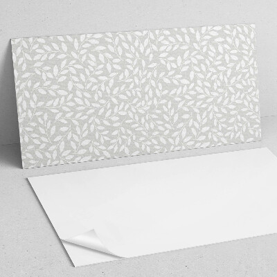 Square wall panel Delicate leaf pattern