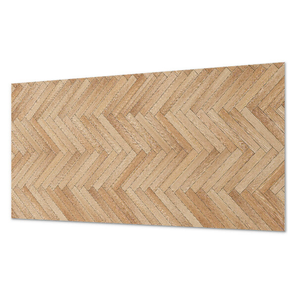 Square tv wall panel Herringbone floor pattern