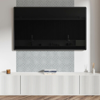 Square wall panel Geometric pattern with rhombuses