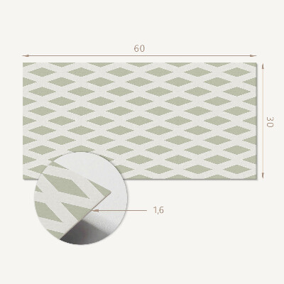 Pvc wall panel Diamond pattern in a grid
