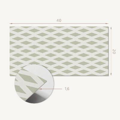Pvc wall panel Diamond pattern in a grid